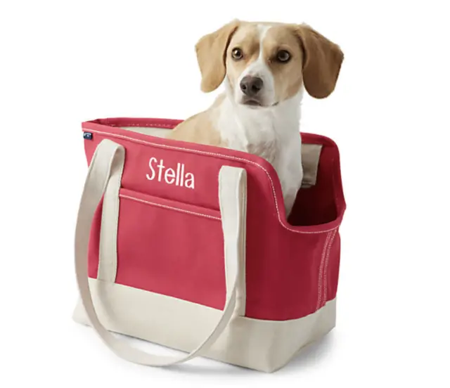 personalized dog carrier