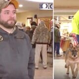 war veteran reunited with military dog