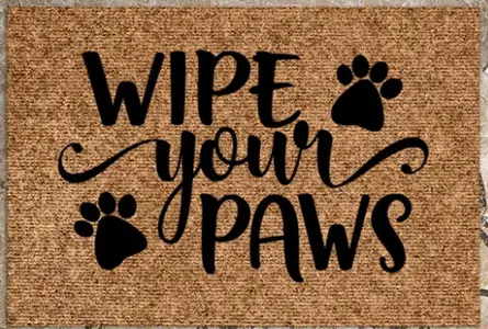 dog door mat for dirty paws