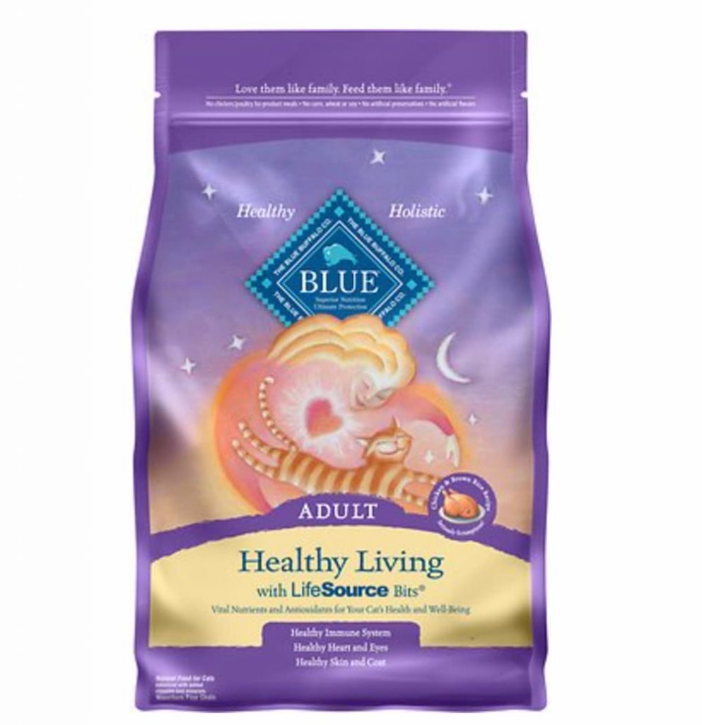 Blue Buffalo Healthy Living Chicken & Brown Rice Recipe Adult Dry Cat Food for blue buffalo cat food review