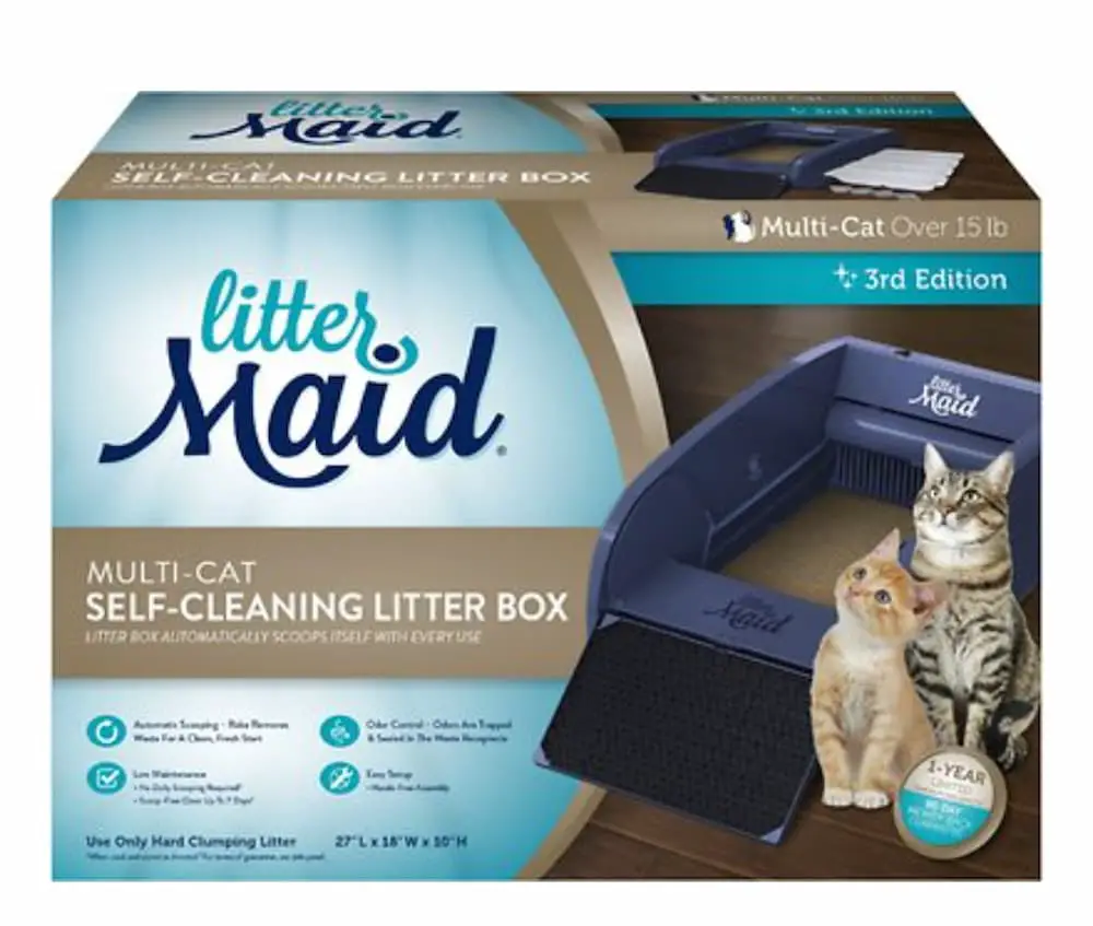 LitterMaid Automatic Multi-Cat Self-Cleaning Cat Litter Box